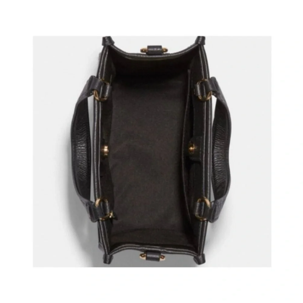 Coach Black Dempsey Tote With Patch